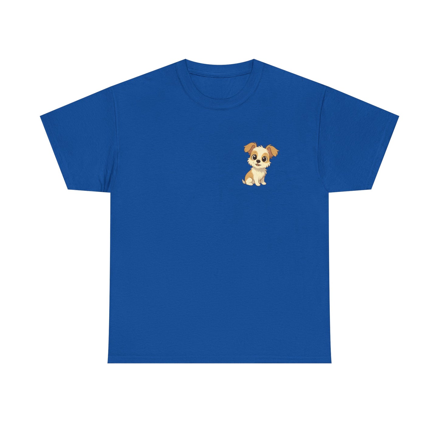 Cute Puppy Unisex Heavy Cotton Tee | Dog Lover Shirt | Pet Owner Gift | Animal Lover Apparel | Birthday & Casual Wea