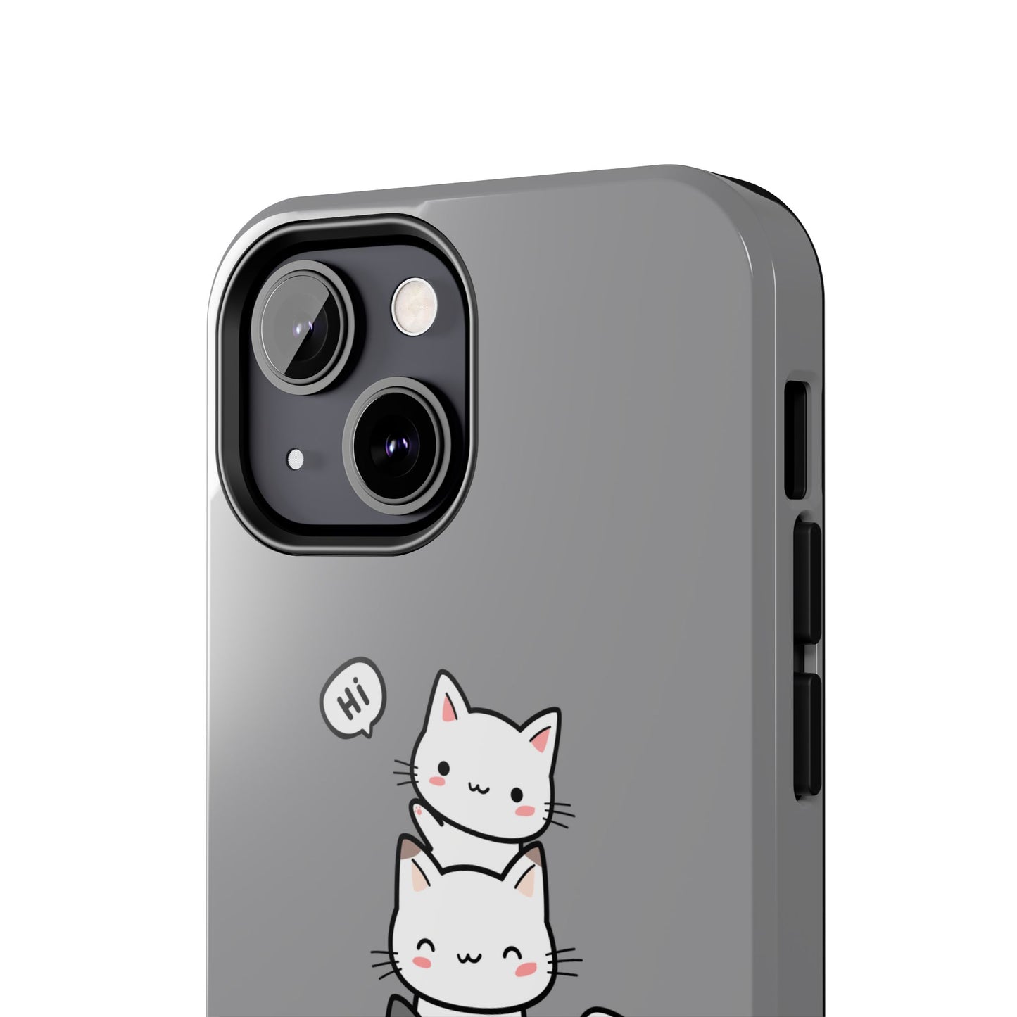 Cute Cat Stack Phone Cases - Adorable Kitty Design, Durable Tough Cases for Cat Lovers, Gifts for Birthdays, Holidays, Daily Use