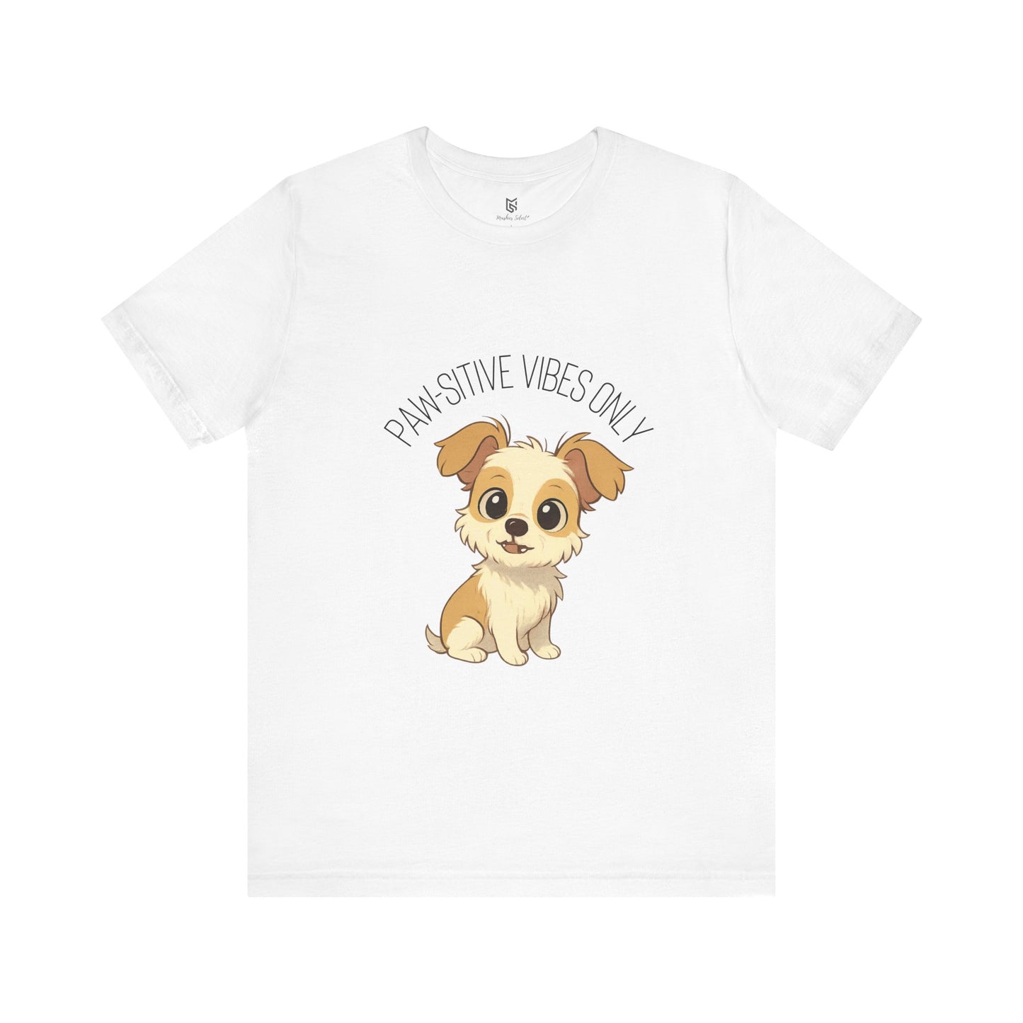 Paw-sitive Vibes Only Dog Lover T-Shirt – Cute Unisex Pet Tee, Animal Lover Gift, Casual Dog Shirt for Birthdays & Everyday Wear