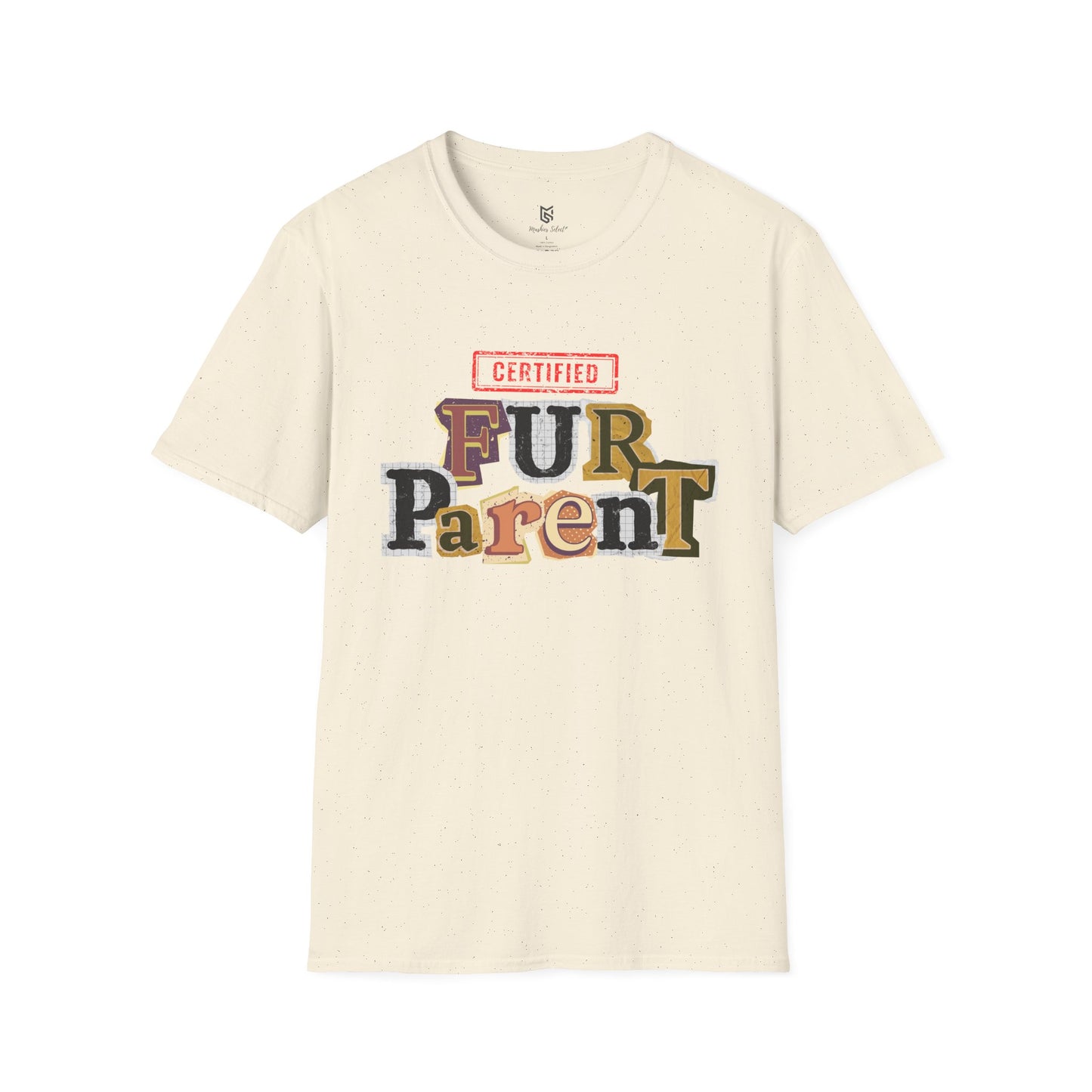 Certified Fur Parent Unisex T-Shirt – Cute Pet Lover Gift, Dog Mom & Dad Shirt, Animal Lover Apparel