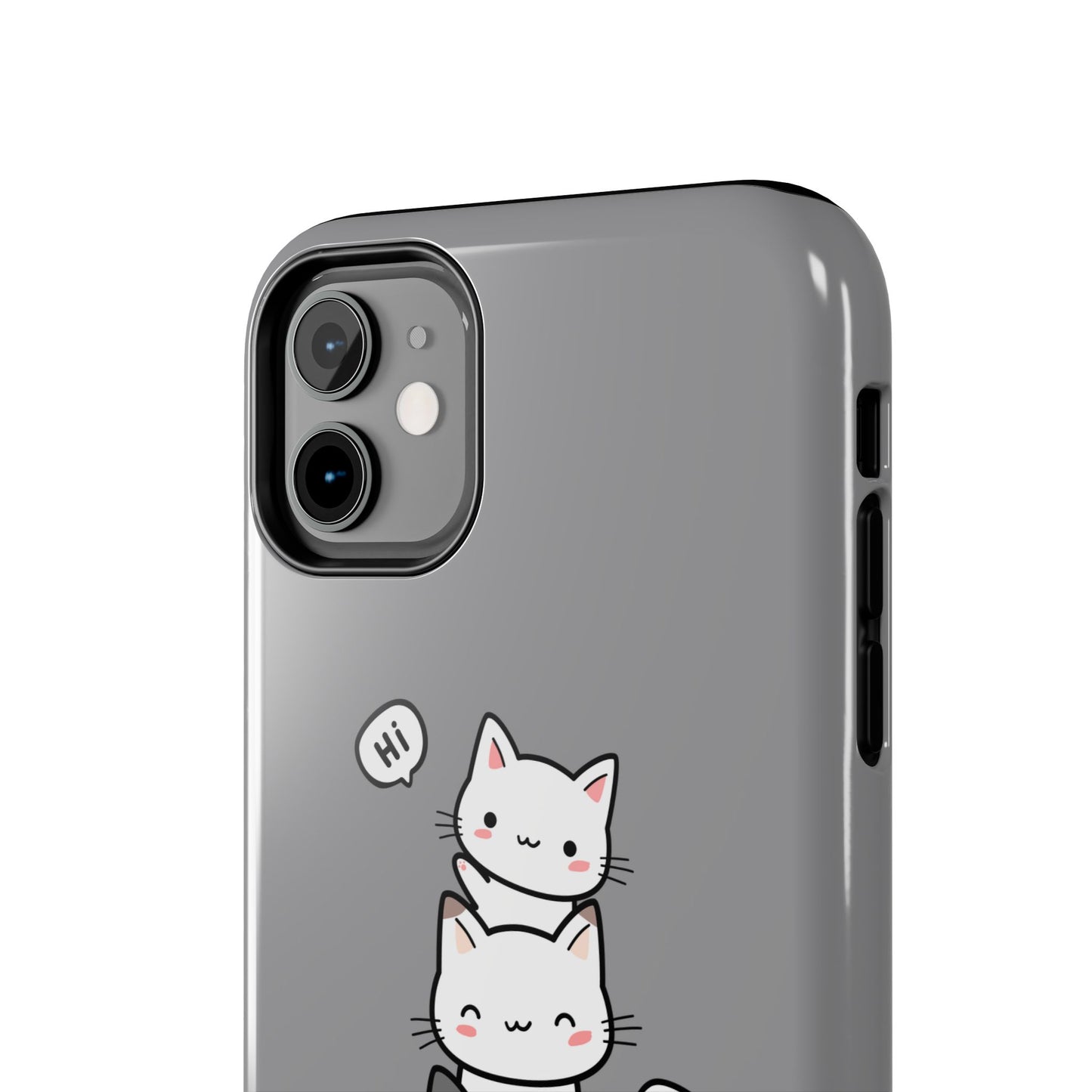 Cute Cat Stack Phone Cases - Adorable Kitty Design, Durable Tough Cases for Cat Lovers, Gifts for Birthdays, Holidays, Daily Use