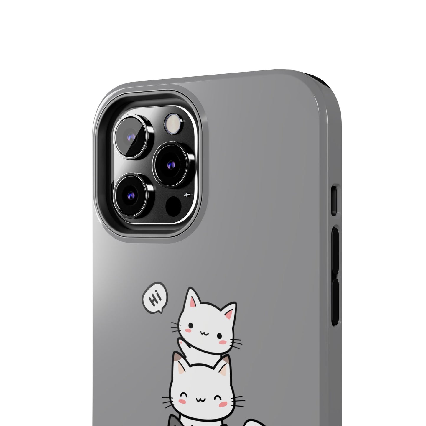 Cute Cat Stack Phone Cases - Adorable Kitty Design, Durable Tough Cases for Cat Lovers, Gifts for Birthdays, Holidays, Daily Use