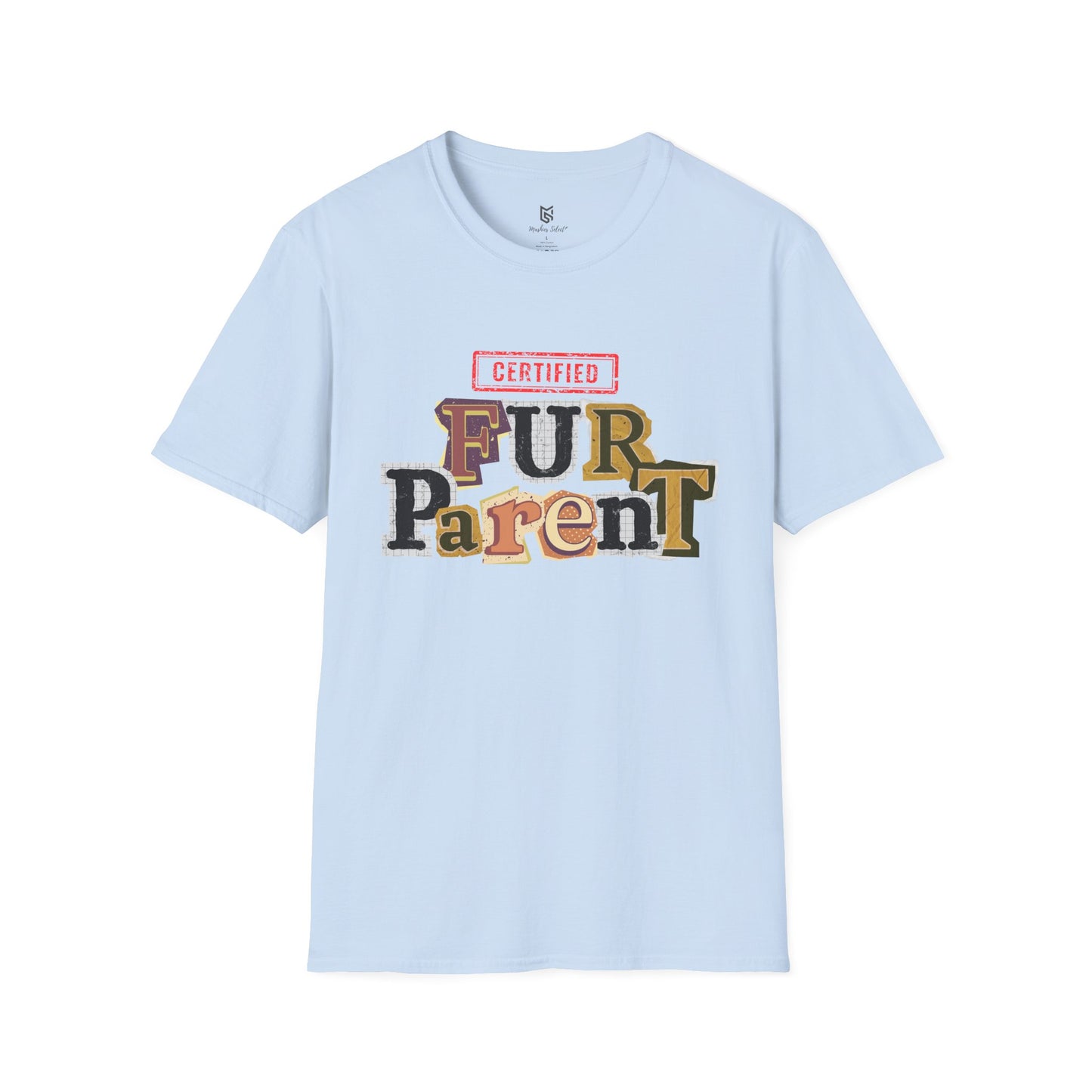Certified Fur Parent Unisex T-Shirt – Cute Pet Lover Gift, Dog Mom & Dad Shirt, Animal Lover Apparel