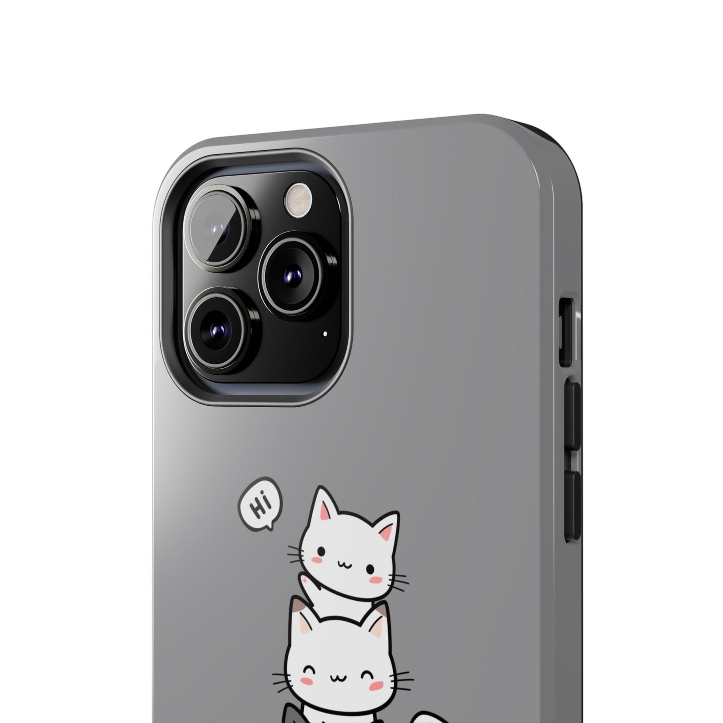 Cute Cat Stack Phone Cases - Adorable Kitty Design, Durable Tough Cases for Cat Lovers, Gifts for Birthdays, Holidays, Daily Use