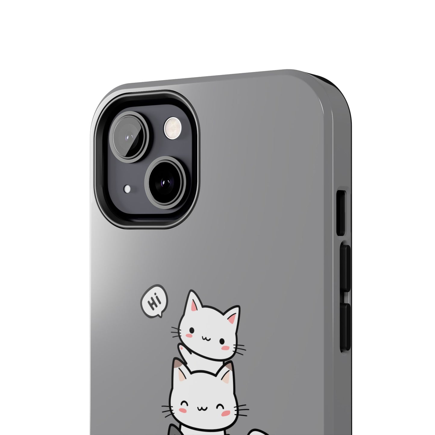 Cute Cat Stack Phone Cases - Adorable Kitty Design, Durable Tough Cases for Cat Lovers, Gifts for Birthdays, Holidays, Daily Use