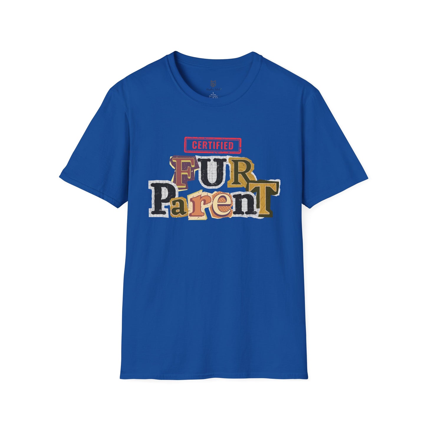 Certified Fur Parent Unisex T-Shirt – Cute Pet Lover Gift, Dog Mom & Dad Shirt, Animal Lover Apparel