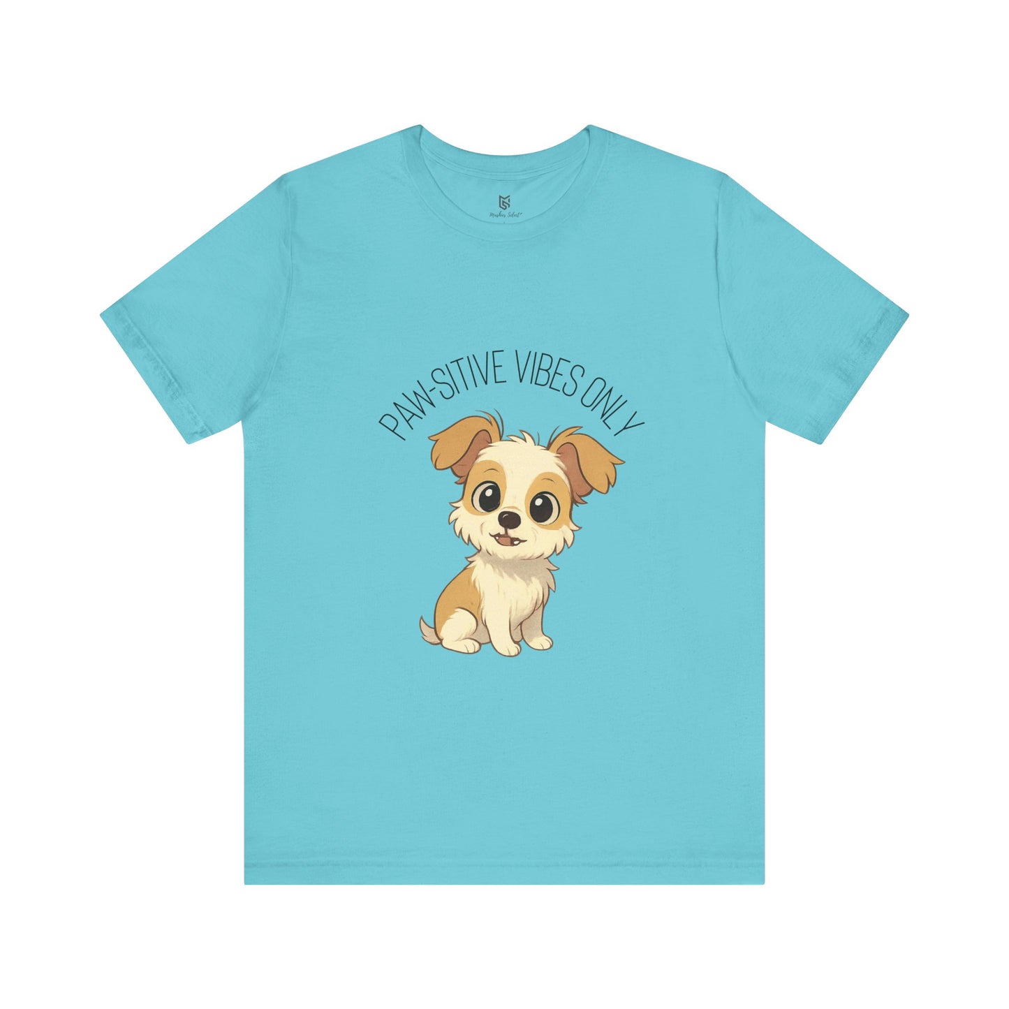 Paw-sitive Vibes Only Dog Lover T-Shirt – Cute Unisex Pet Tee, Animal Lover Gift, Casual Dog Shirt for Birthdays & Everyday Wear
