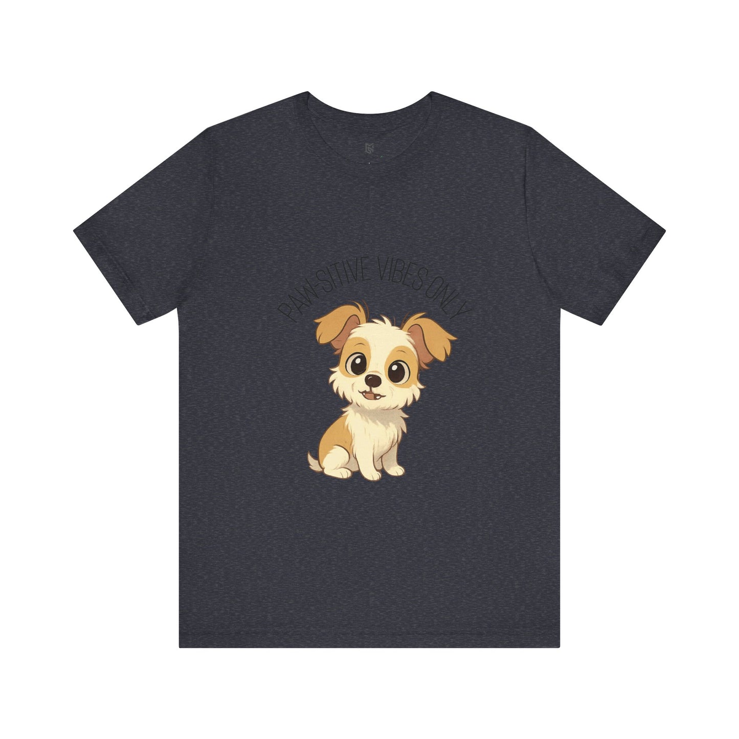 Paw-sitive Vibes Only Dog Lover T-Shirt – Cute Unisex Pet Tee, Animal Lover Gift, Casual Dog Shirt for Birthdays & Everyday Wear