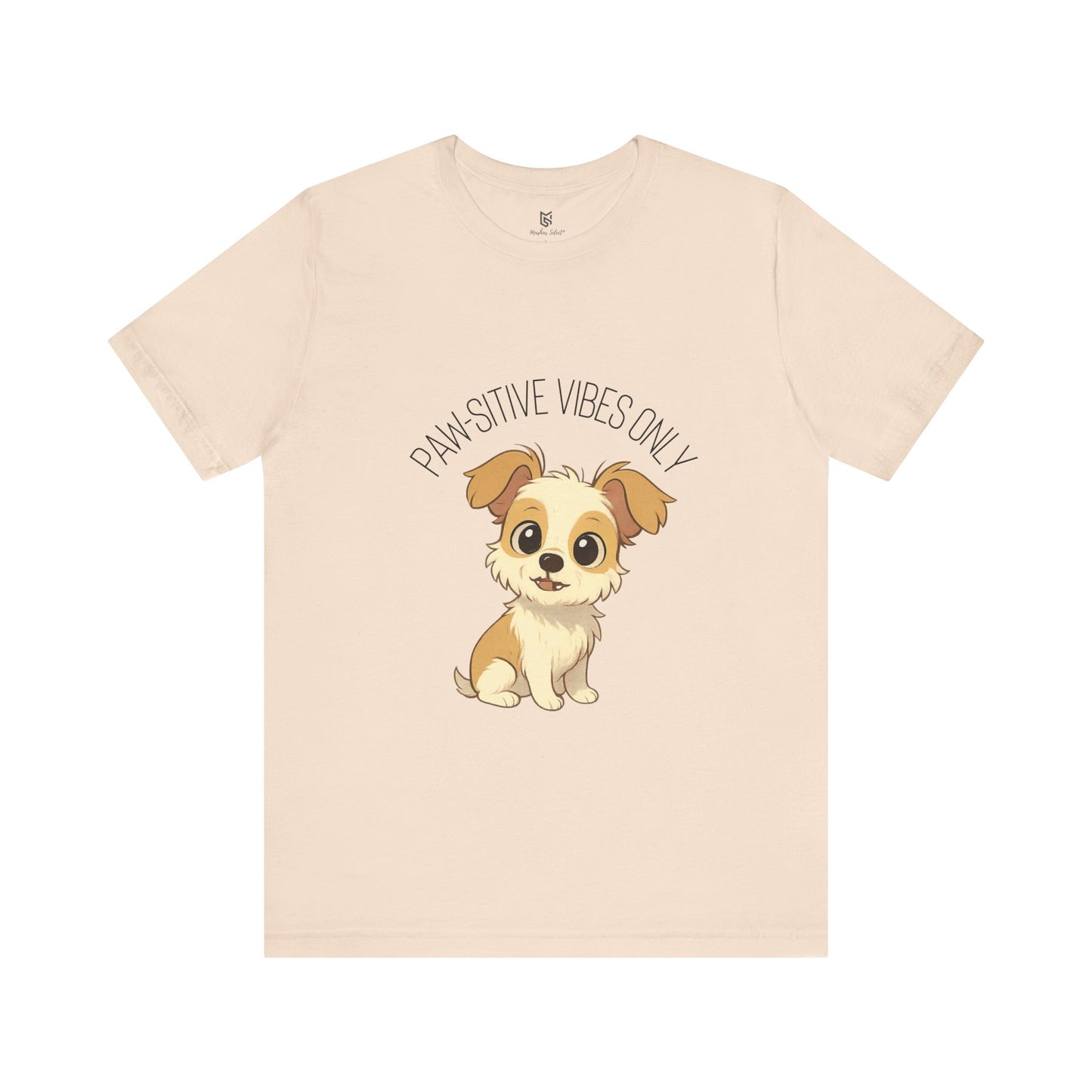 Paw-sitive Vibes Only Dog Lover T-Shirt – Cute Unisex Pet Tee, Animal Lover Gift, Casual Dog Shirt for Birthdays & Everyday Wear