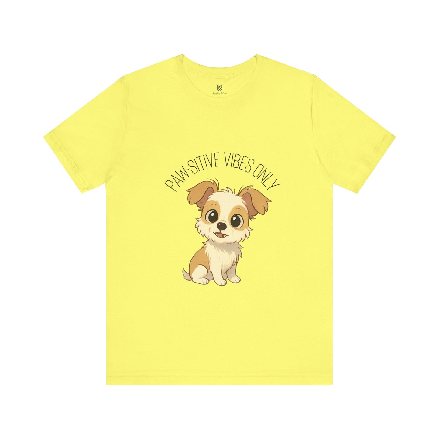 Paw-sitive Vibes Only Dog Lover T-Shirt – Cute Unisex Pet Tee, Animal Lover Gift, Casual Dog Shirt for Birthdays & Everyday Wear