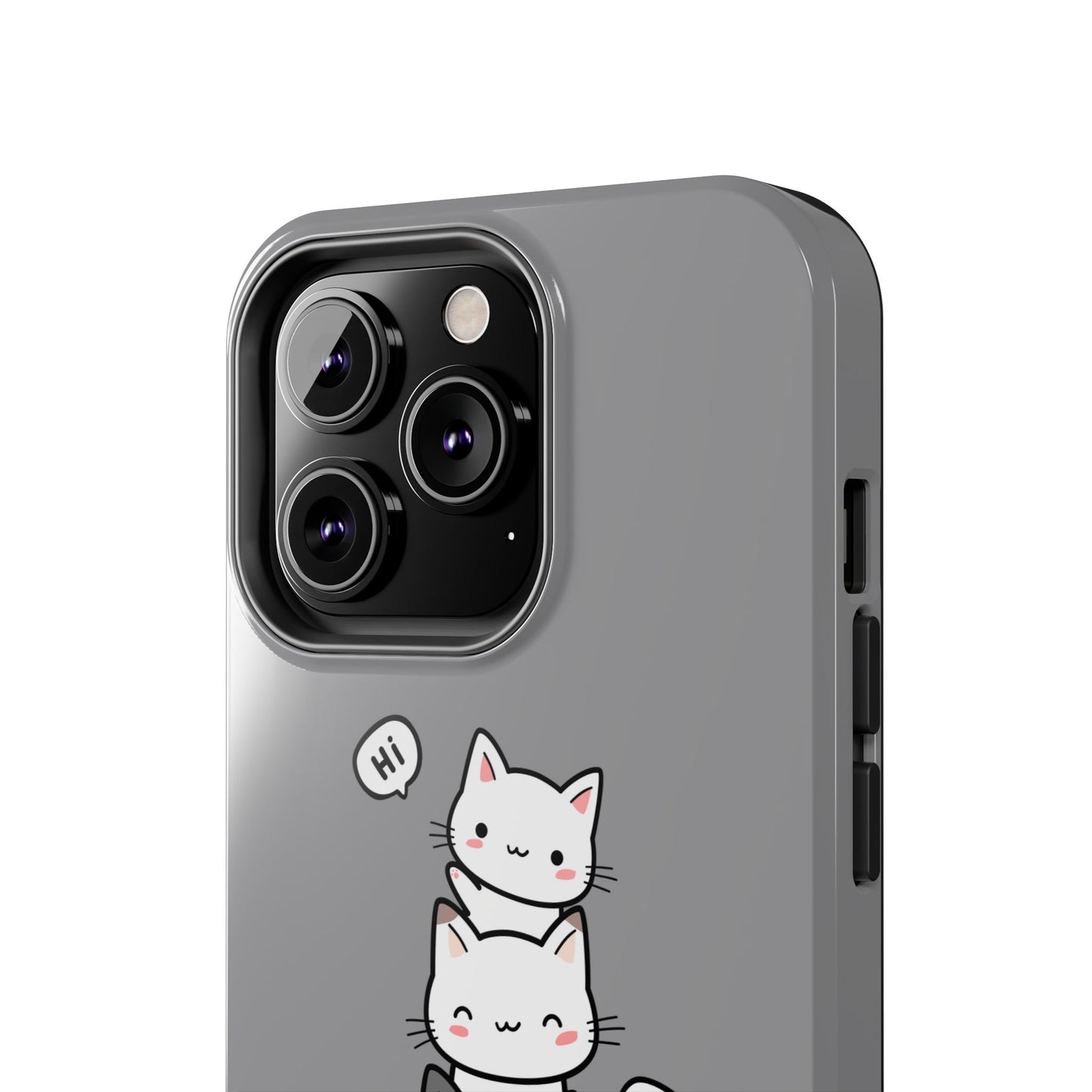 Cute Cat Stack Phone Cases - Adorable Kitty Design, Durable Tough Cases for Cat Lovers, Gifts for Birthdays, Holidays, Daily Use