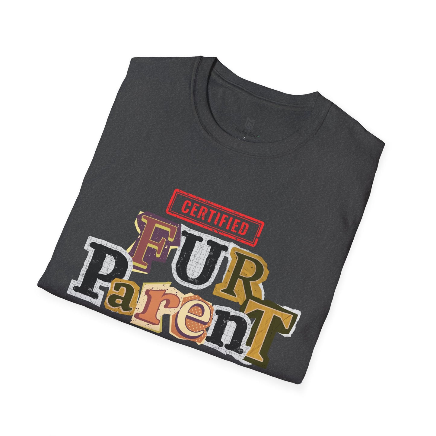 Certified Fur Parent Unisex T-Shirt – Cute Pet Lover Gift, Dog Mom & Dad Shirt, Animal Lover Apparel