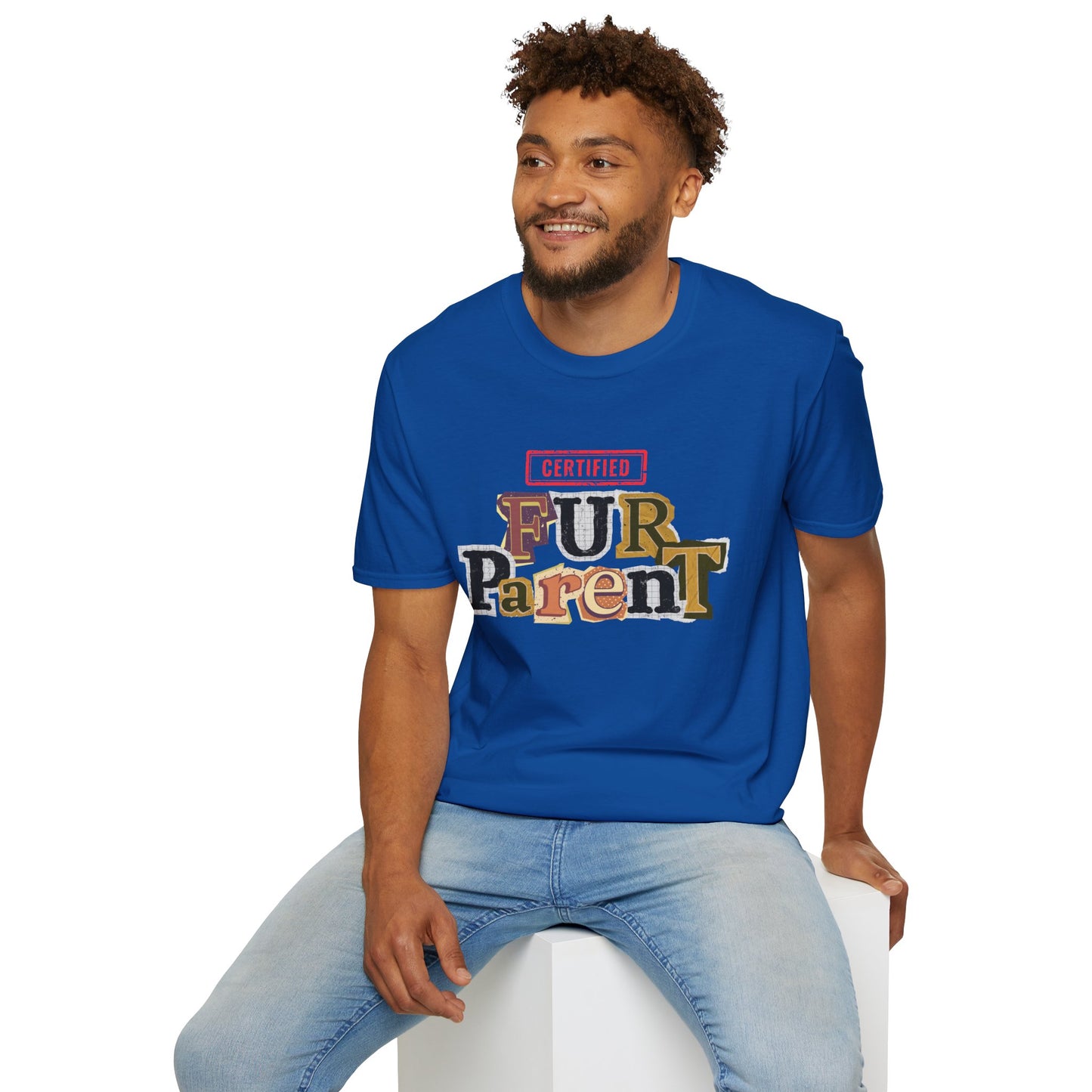 Certified Fur Parent Unisex T-Shirt – Cute Pet Lover Gift, Dog Mom & Dad Shirt, Animal Lover Apparel