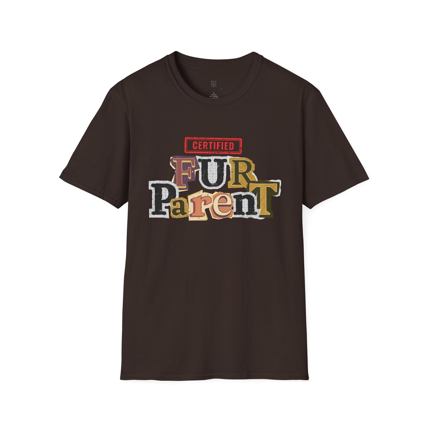 Certified Fur Parent Unisex T-Shirt – Cute Pet Lover Gift, Dog Mom & Dad Shirt, Animal Lover Apparel