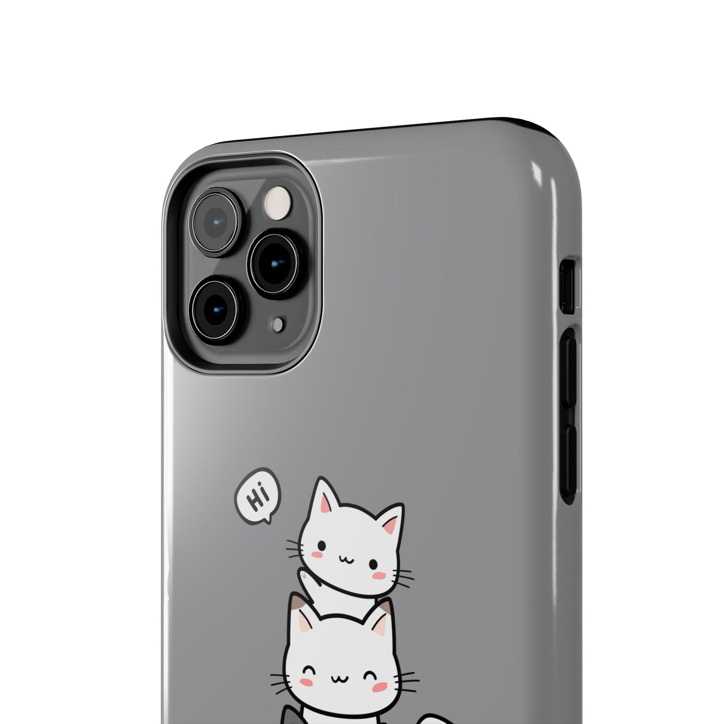 Cute Cat Stack Phone Cases - Adorable Kitty Design, Durable Tough Cases for Cat Lovers, Gifts for Birthdays, Holidays, Daily Use