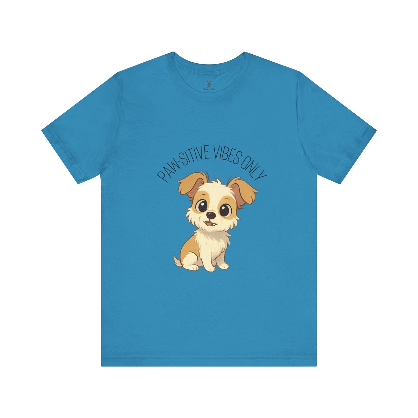 Paw-sitive Vibes Only Dog Lover T-Shirt – Cute Unisex Pet Tee, Animal Lover Gift, Casual Dog Shirt for Birthdays & Everyday Wear