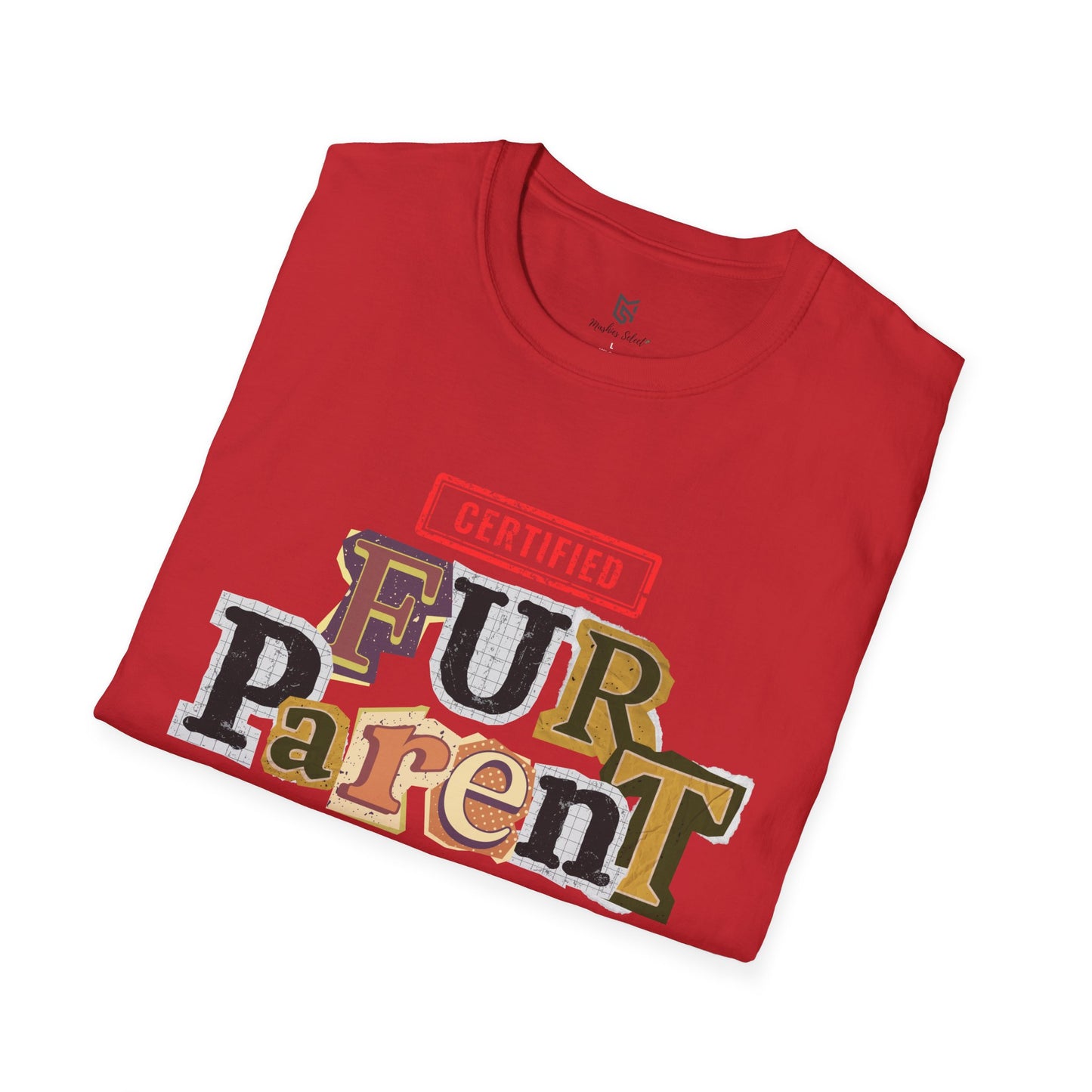 Certified Fur Parent Unisex T-Shirt – Cute Pet Lover Gift, Dog Mom & Dad Shirt, Animal Lover Apparel
