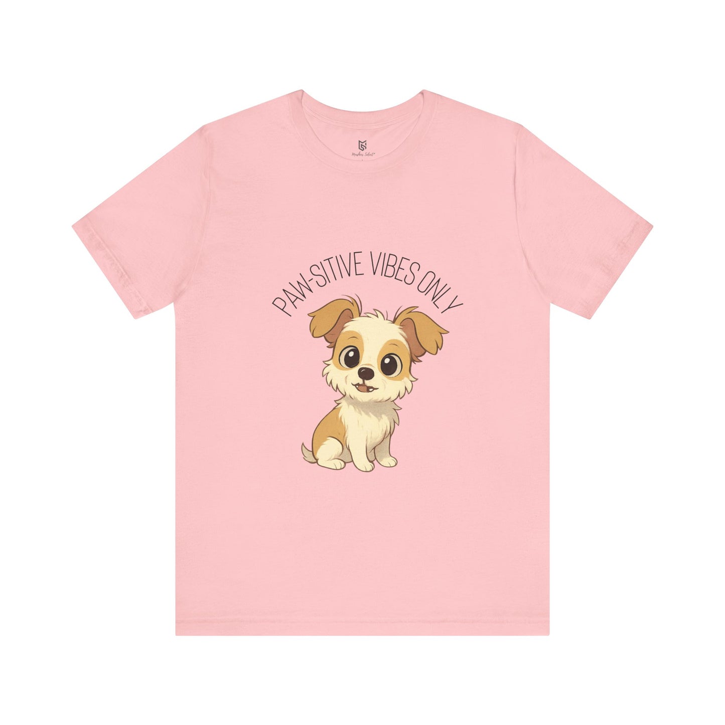 Paw-sitive Vibes Only Dog Lover T-Shirt – Cute Unisex Pet Tee, Animal Lover Gift, Casual Dog Shirt for Birthdays & Everyday Wear