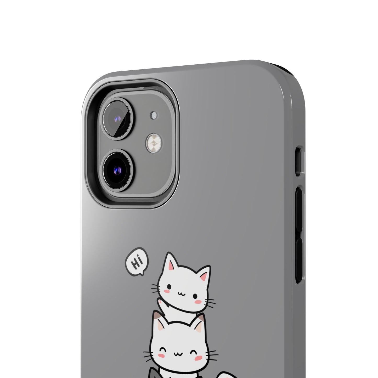 Cute Cat Stack Phone Cases - Adorable Kitty Design, Durable Tough Cases for Cat Lovers, Gifts for Birthdays, Holidays, Daily Use
