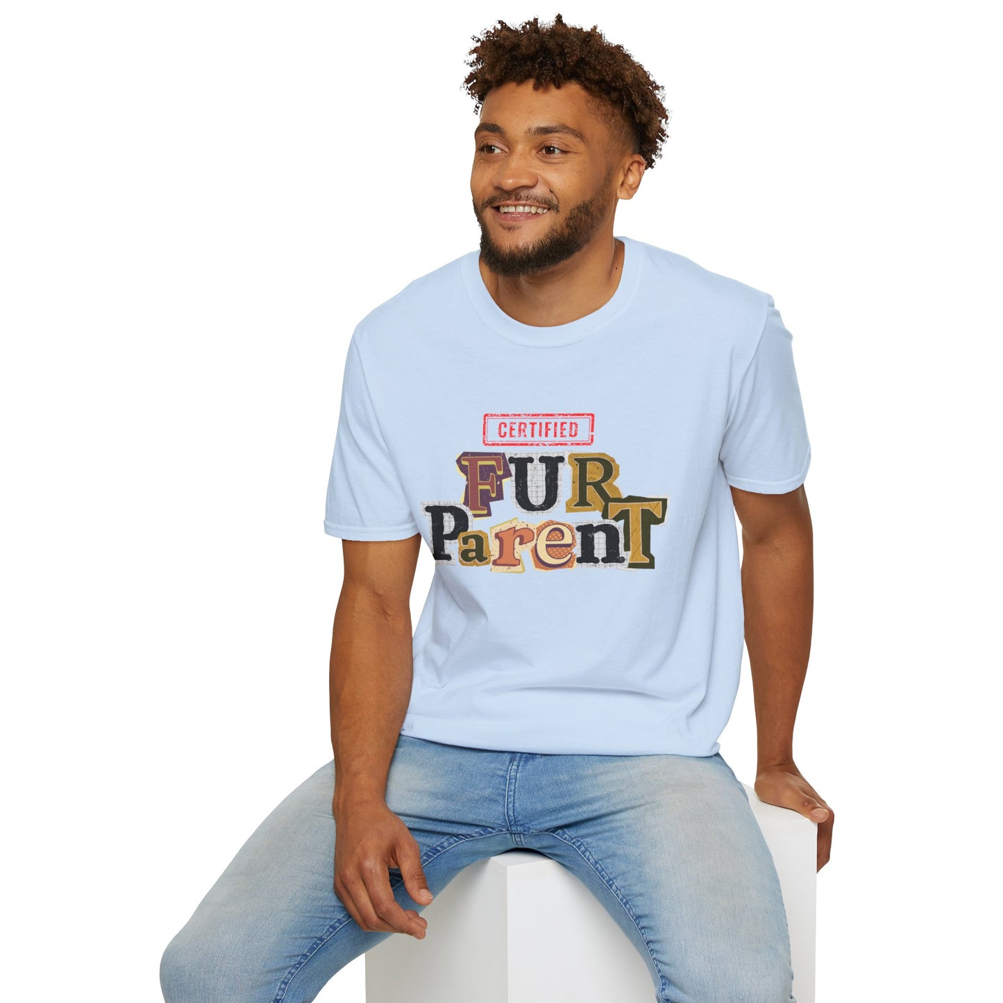 Certified Fur Parent Unisex T-Shirt – Cute Pet Lover Gift, Dog Mom & Dad Shirt, Animal Lover Apparel