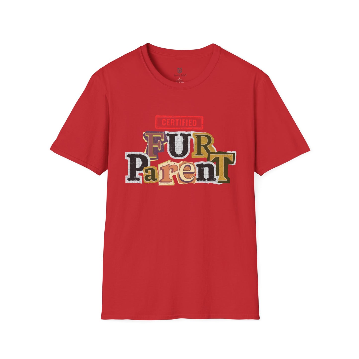 Certified Fur Parent Unisex T-Shirt – Cute Pet Lover Gift, Dog Mom & Dad Shirt, Animal Lover Apparel
