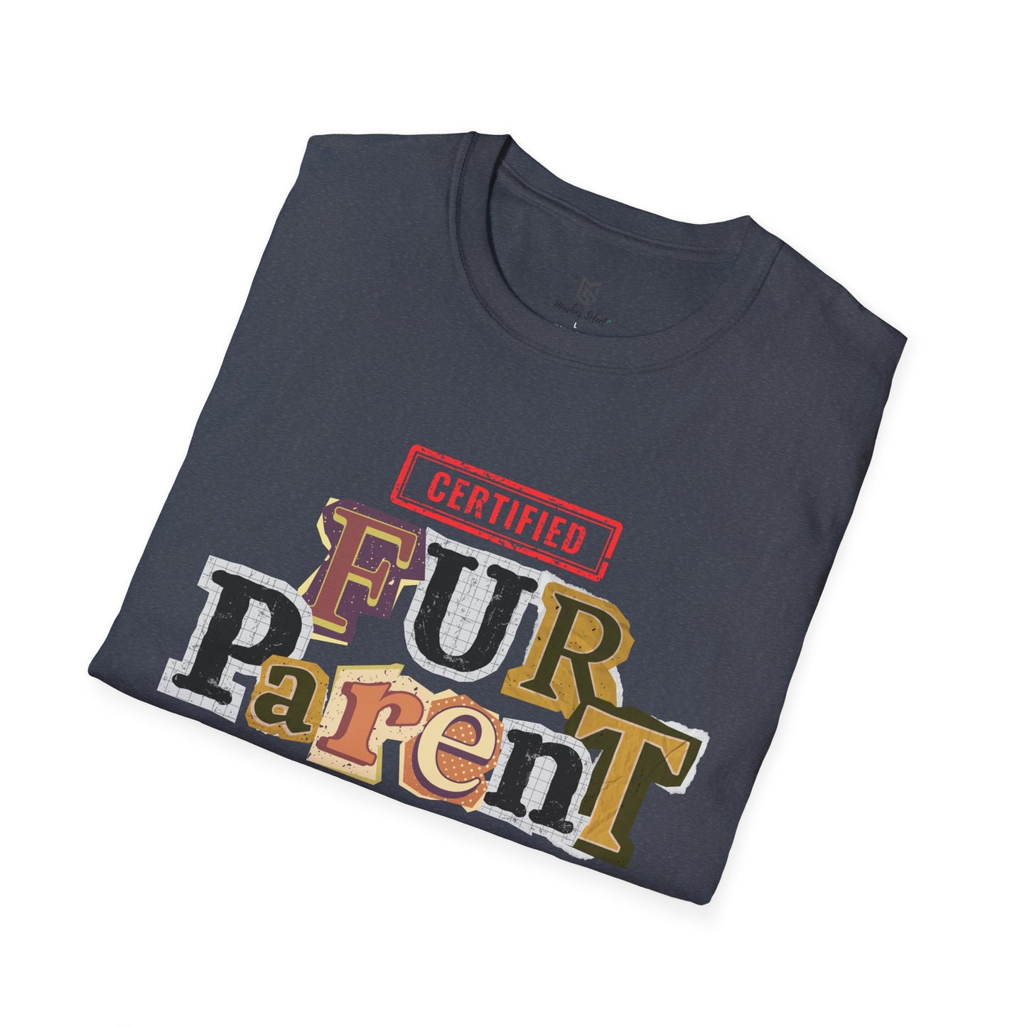 Certified Fur Parent Unisex T-Shirt – Cute Pet Lover Gift, Dog Mom & Dad Shirt, Animal Lover Apparel