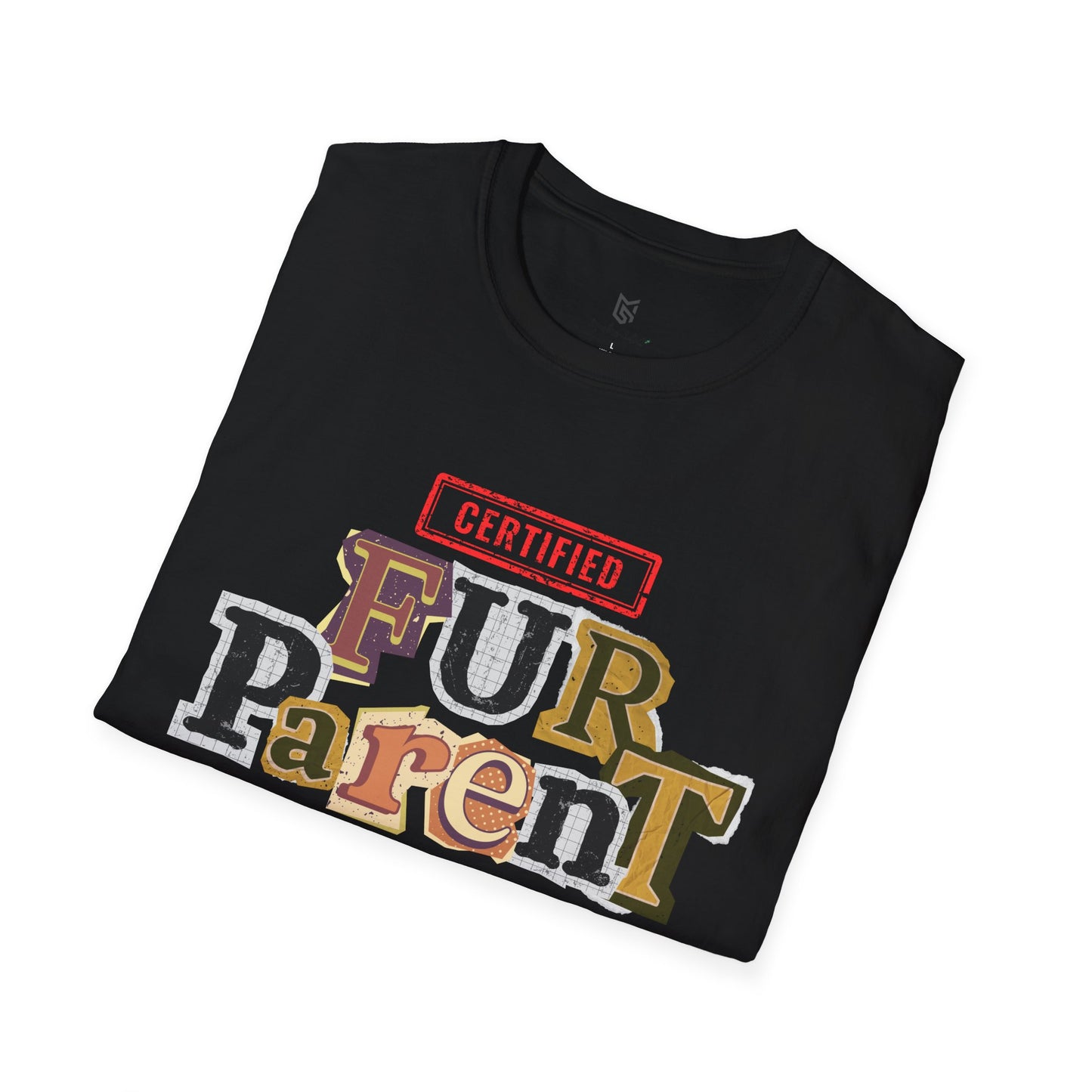 Certified Fur Parent Unisex T-Shirt – Cute Pet Lover Gift, Dog Mom & Dad Shirt, Animal Lover Apparel