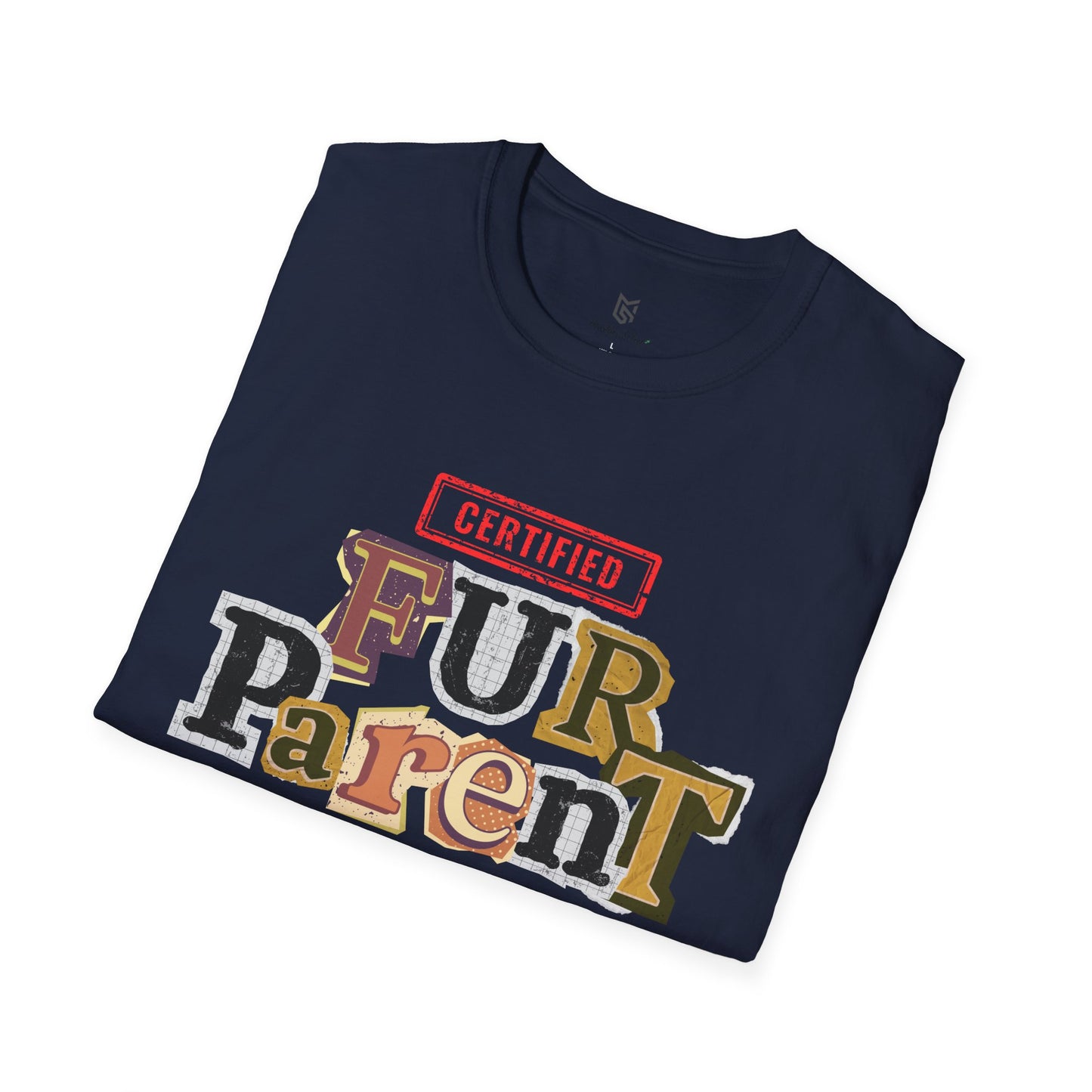 Certified Fur Parent Unisex T-Shirt – Cute Pet Lover Gift, Dog Mom & Dad Shirt, Animal Lover Apparel