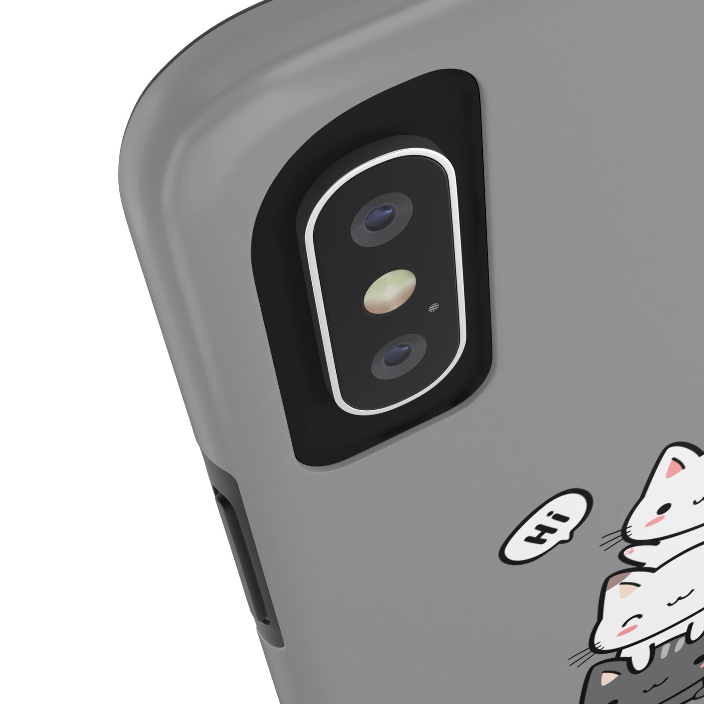 Cute Cat Stack Phone Cases - Adorable Kitty Design, Durable Tough Cases for Cat Lovers, Gifts for Birthdays, Holidays, Daily Use