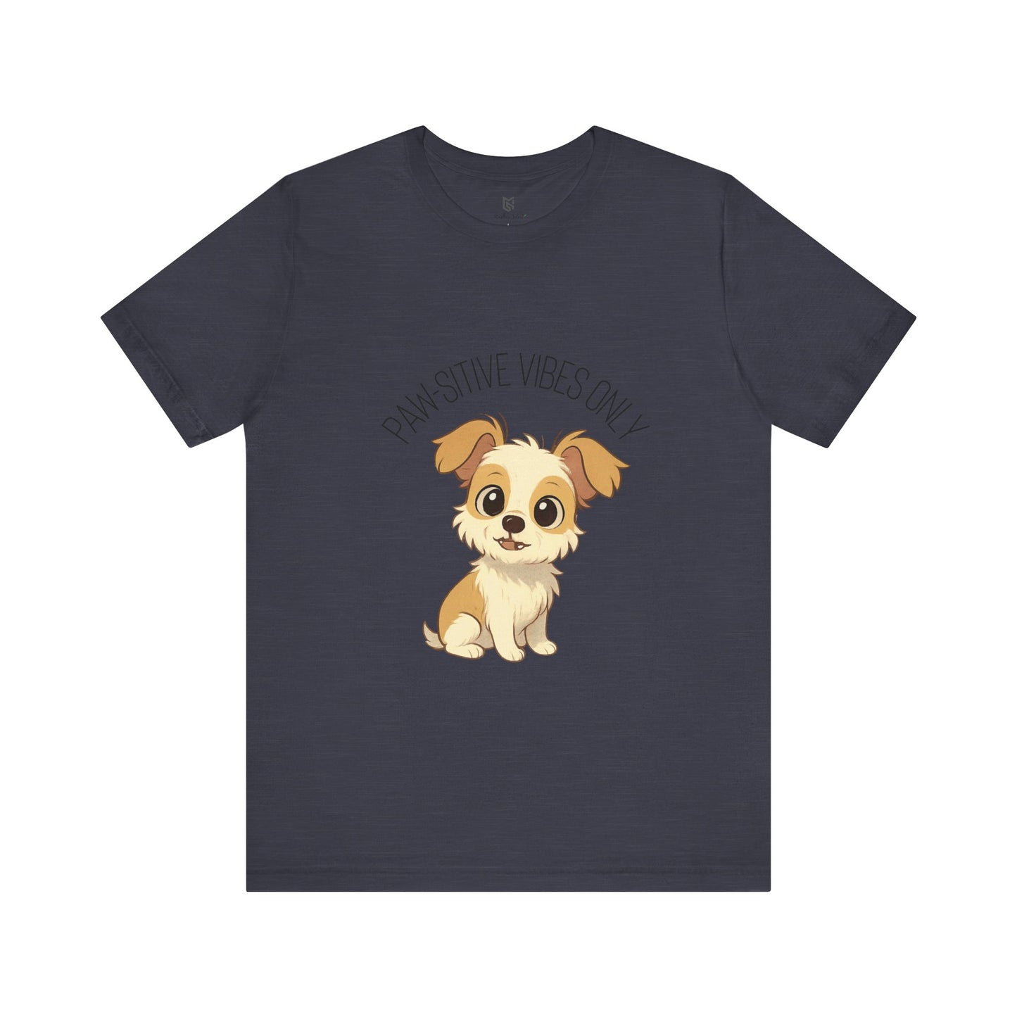 Paw-sitive Vibes Only Dog Lover T-Shirt – Cute Unisex Pet Tee, Animal Lover Gift, Casual Dog Shirt for Birthdays & Everyday Wear