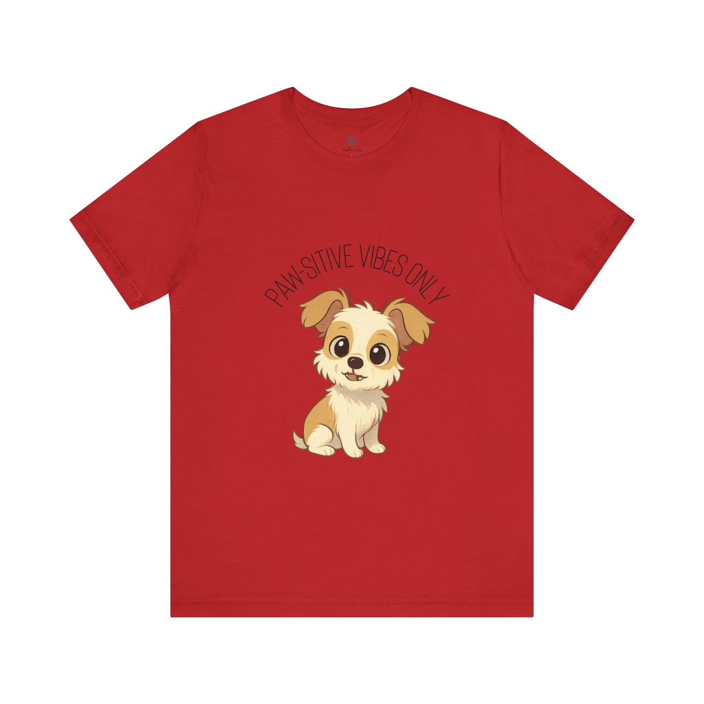 Paw-sitive Vibes Only Dog Lover T-Shirt – Cute Unisex Pet Tee, Animal Lover Gift, Casual Dog Shirt for Birthdays & Everyday Wear