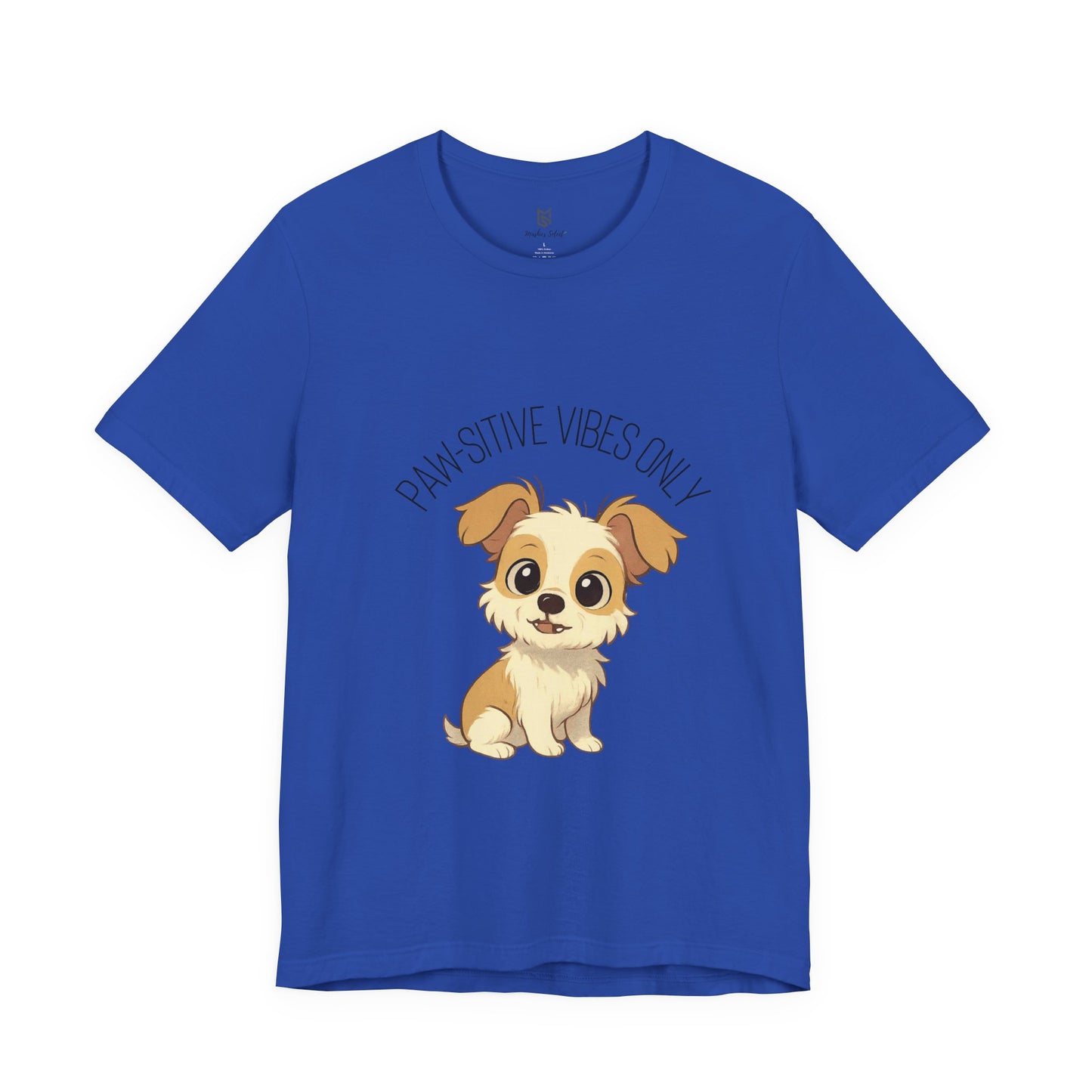 Paw-sitive Vibes Only Dog Lover T-Shirt – Cute Unisex Pet Tee, Animal Lover Gift, Casual Dog Shirt for Birthdays & Everyday Wear