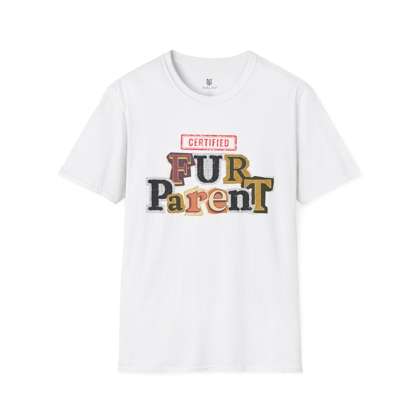 Certified Fur Parent Unisex T-Shirt – Cute Pet Lover Gift, Dog Mom & Dad Shirt, Animal Lover Apparel