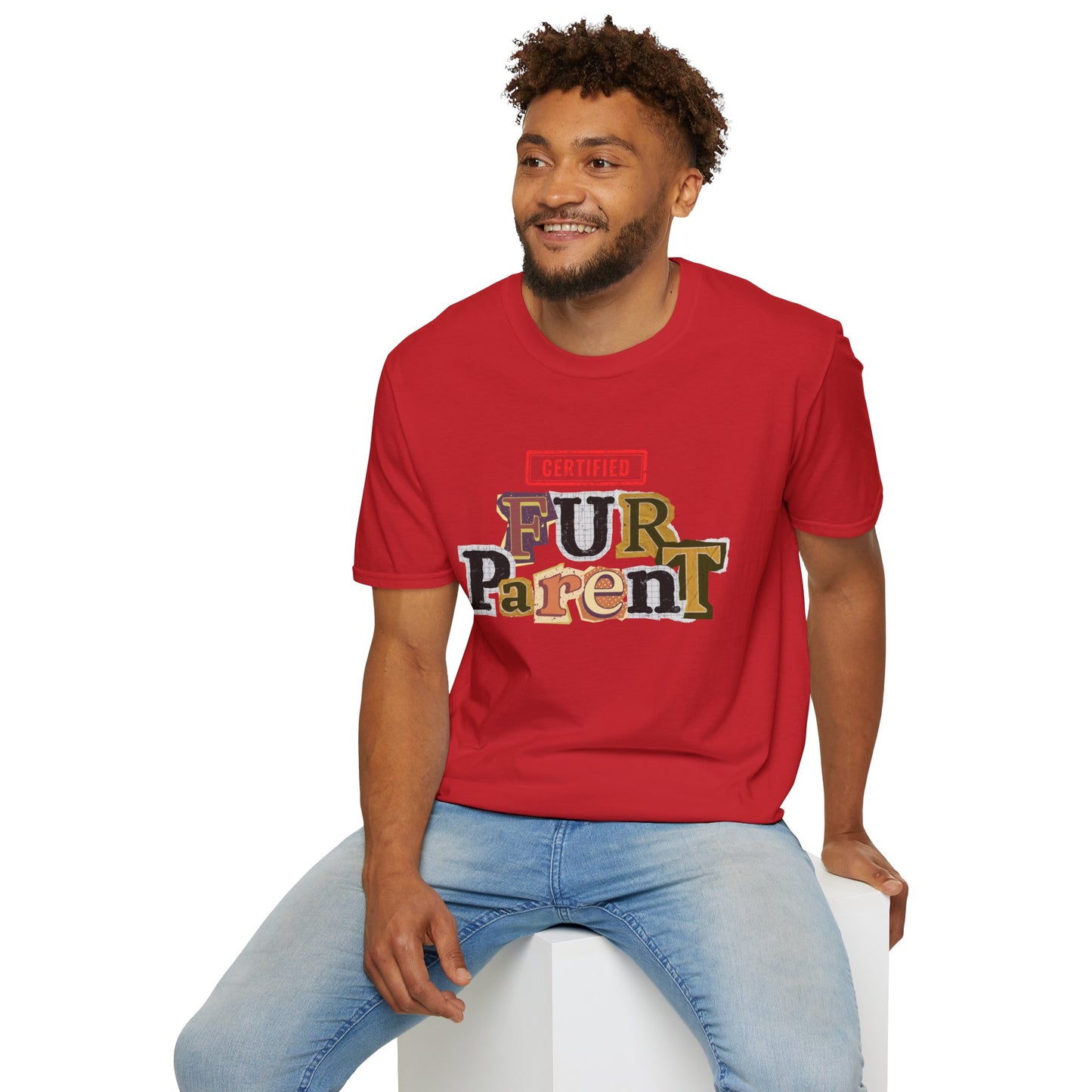 Certified Fur Parent Unisex T-Shirt – Cute Pet Lover Gift, Dog Mom & Dad Shirt, Animal Lover Apparel