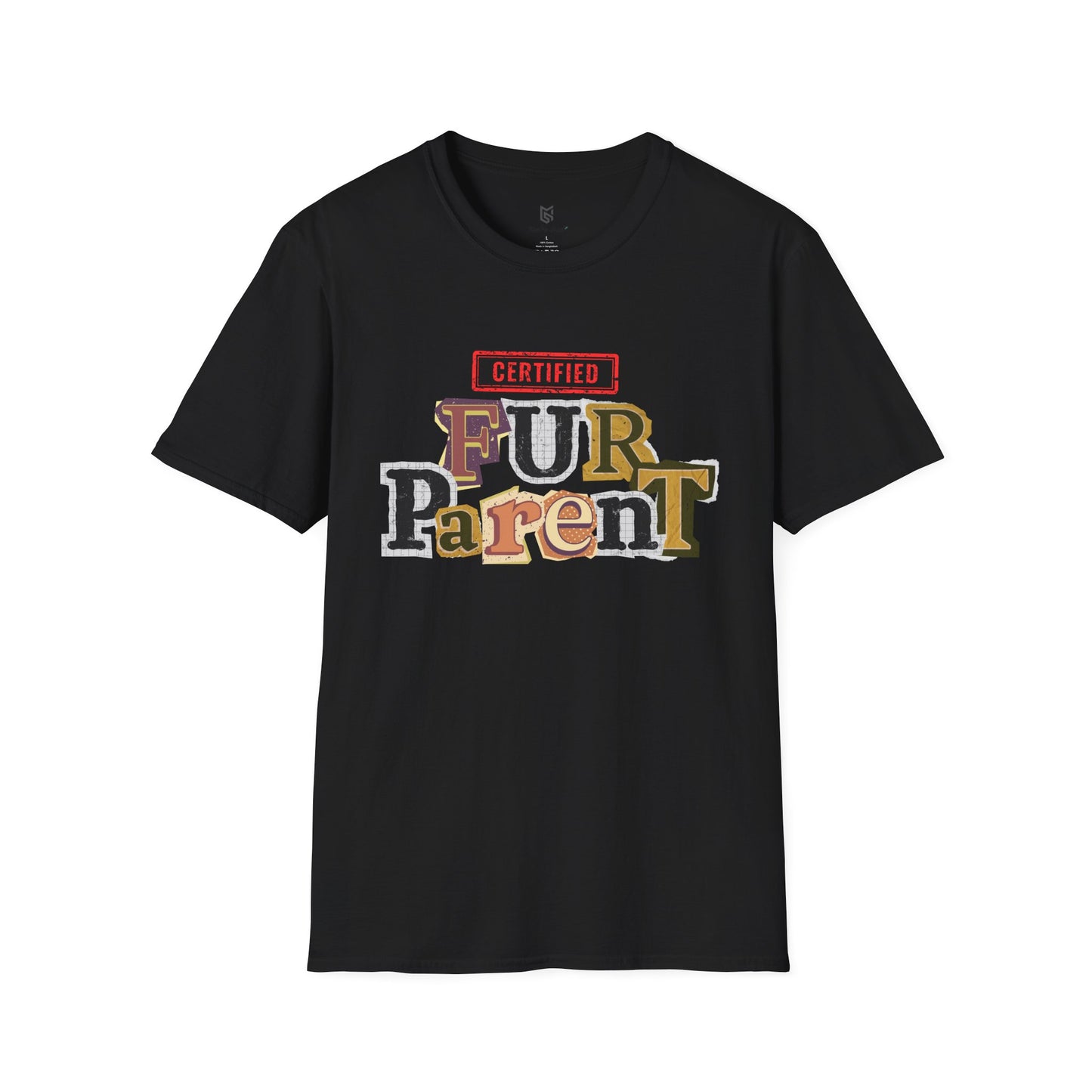 Certified Fur Parent Unisex T-Shirt – Cute Pet Lover Gift, Dog Mom & Dad Shirt, Animal Lover Apparel